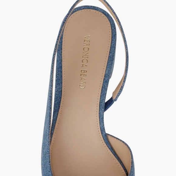 Veronica Beard Cecile Half d'Orsay Slingback Pump
Chic Denim Slingback White Cap - Picture 3 of 9